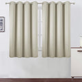 LEMOMO Light Beige Thermal Blackout Curtains/52 x 54 Inch/Set of 2 Panels Room by Lemomo