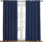 NICETOWN Blackout Navy Curtain Drape - Image 2