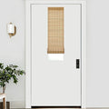 LazBlinds No Tools No Drill Bamboo Roller Shades, Cordless Bamboo Blinds by LazBlinds