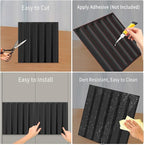 33 Pack 3D PVC Wall Panels 12x12 Inch - Image 5