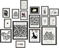 ANERZA 16 PCS Black and White Wall Art Decor, Matisse Abstract Gallery Wall by ANERZA