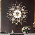 SIN&MI Large Wall Clocks, Silent Sunflower Shape Chic Decorative Wall Clock by SINMI