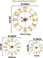 Sorbus Large Wall Clock for Living Room Decor - Image 8