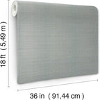 York Wallcoverings Natural Sisal Slate Peel and Stick Grasscloth Wallpaper - Image 6