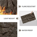 3D Faux Stone Wall Panels, Lightweight & Waterproof Accent Marble Rock Skin - Image 3