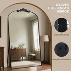 Antok Arched Full Length Mirror, Full Body Mirrors - Image 5