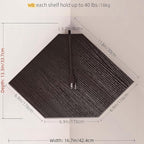 JJL Corner Shelves, 12 Inch Corner Shelf Wall Mounted - Image 3