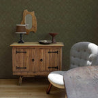 Tempaper x Jeremiah Brent Olive Textured Hoffmann Faux Sisal Removable Peel and - Image 4