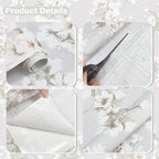 17.3" x 78.7" Floral Peel and Stick Wallpaper Removable Wallpaper Peel and Stick - Image 2
