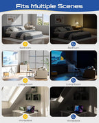 65" W x 60" L 100% Blackout Curtains, Total Darkness No-Drill Black Out Window - Image 6