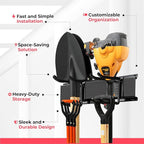 TIDYME Garage Wall Organizer | 64" Heavy-Duty Tool Storage Rack | Adjustable - Image 5