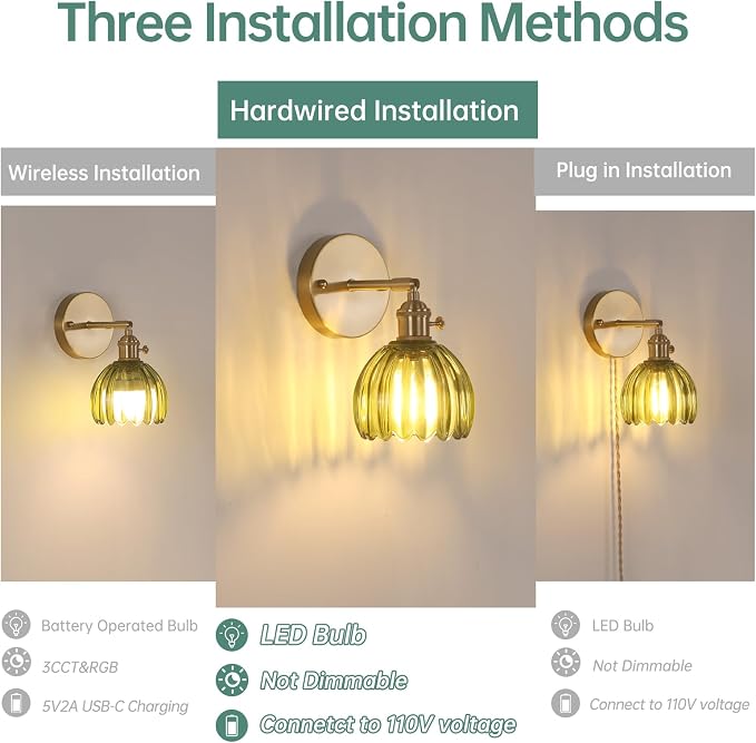 Shenmoyl Vintage Wall Sconces - Image 2