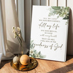 HIWX Christian Wall Decor, All My Life You Have Been Faithful Bible Verse - Image 7