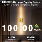 Eneru Battery Operated Wall Sconce Lights - 10000mAh Rechargeable Wireless Wall - Image 2