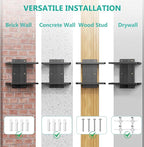 WALI Floating TV Shelf, 2 Tier Projector Shelf - Image 9