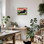 Funny Black Cat Martini Wall Art, Bar Cart Decor, Eclectic Cocktail Painting - Image 3