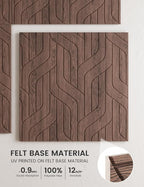 Fluxynara Large Felt Bulletin Board, Cork Board Alternative 70.87'' x 47.24'' - Image 3