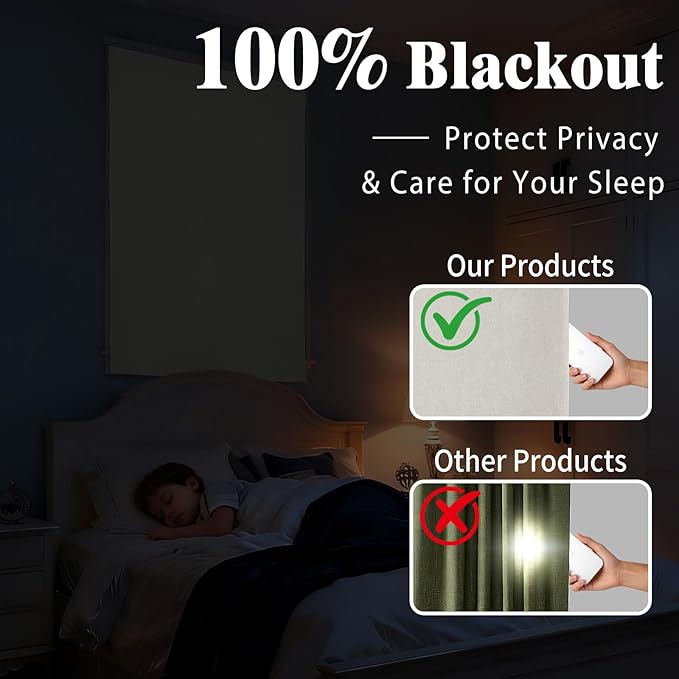 Damage-Free 100% Blackout Curtain - Image 2