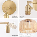 Shenmoyl Vintage Battery Operated Wall Sconce - Image 8