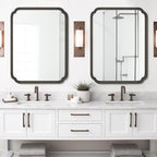 WallBeyond 30" x 40" Rounded Corner Arch Wall Mirror - Image 2