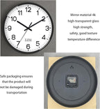 XFM Wall Clock 8 Inch Modern Small Wall Clocks Battery Operated Silent - Image 8