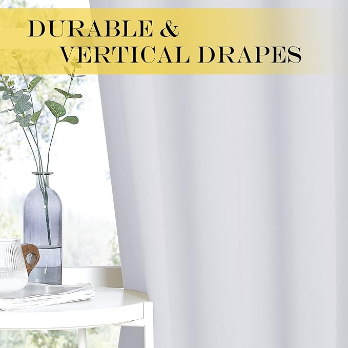 NICETOWN Grommet Top Thermal Insulated Solid Room Darkening Curtain / Drape - Image 6