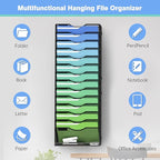 Kuntine.B Wall File Organizer Office Hanging Magazine Holder Wall File Organizer - Image 4
