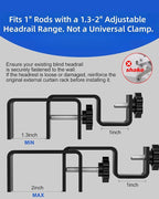 Over-Blinds Curtain Rod Brackets - Image 4