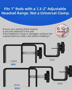 Over-Blinds Curtain Rod Brackets - Image 4