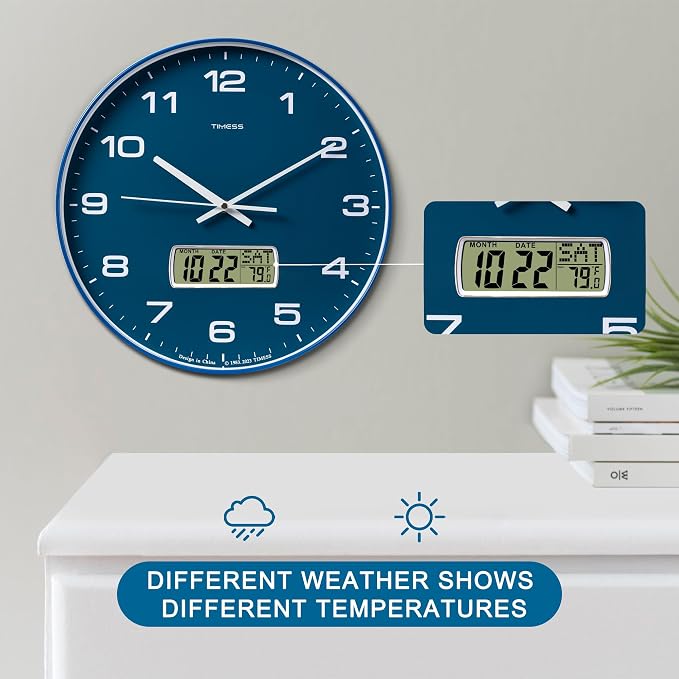 TIMESS Wall Clock, Ideal Modern Home, Office Decor - Image 7