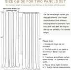 100% Blackout Shield Linen Blackout Curtains - Image 7