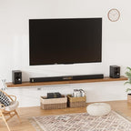 Heimlove Floating Shelves for Wall 48 Inches Long, 9.3" Deep Walnut Floating - Image 2