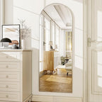 HARRITPURE 56"x21" Arched Full Length Mirror Free Standing Floor Mirrors - Image 7