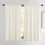 NICETOWN Luxury Velvet Curtains 63 inches, Sound Reducing Heavy Matt Solid Rod by NICETOWN