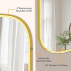 Bathroom Mirror for Wall, HD Reflection Shatterproof Mirror for Living Room - Image 3