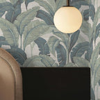 Tempaper Textured Green Layered Palm Faux Grasscloth Removable Peel and Stick - Image 3