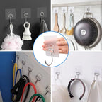 Antimbee 10-Pack All-Purpose Large Adhesive Hooks - Image 2
