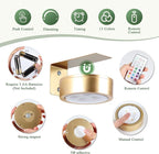 4-Pack Picture Light Battery Operated Painting Lights, 13 Color RGB Magnetic - Image 2