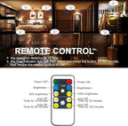 HAMVIDNE LED Spotlight, Battery Powered Picture Lights, Uplighting Indoor - Image 3