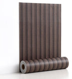 Haimin Wood Grain Slat Wall Panels Peel and Stick Faux Wood Thick Wallpaper - Image 9