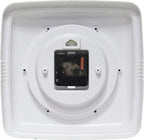 Infinity Instruments Retro Wall Clock – 9-Inch Square Silent Non-Ticking - Image 3