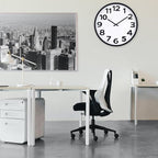 Large Wall Clock 16 Inch Silent Non-Ticking Modern Big Number Wall Clocks - Image 3