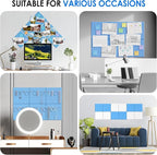 MaxGear Large Cork Board for Wall 36" x 24", 6 Pack Felt Wall Tiles - Image 6