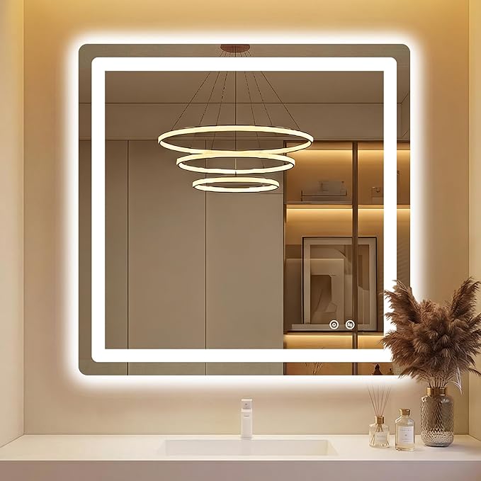 AMOISE LED Bathroom Vanity Mirror by AMOISE