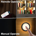 BLS LED Puck Lights with Remote Control, Wireless Under Cabinet & Closet - Image 2