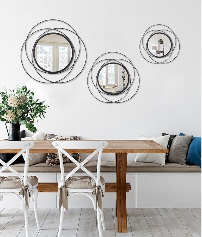 Round Decorative Wall Mirror, Art Small Round Wall Home Mirror, Decor Living - Image 6