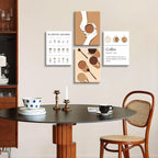 NCYEL 4pcs Modern Minimalist Coffee Wall Art Kitchen Coffee Shop Pictures - Image 4