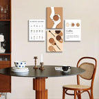 NCYEL 4pcs Modern Minimalist Coffee Wall Art Kitchen Coffee Shop Pictures - Image 4