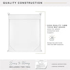 MCS 23x26 White Medicine Cabinet Organizer, Wall Mounted Bathroom Cabinet - Image 7