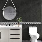 Black and White Wallpaper Border Trim Peel and Stick Boarders Self Adhesive - Image 3